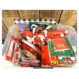 Lot of Christmas (gift bags, ribbon, etc.)