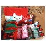 Lot of Christmas (light up socks, window snow, etc)