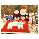 Lot of Christmas (light up socks, window snow, etc)