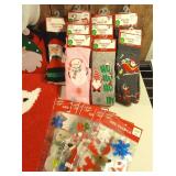 Lot of Christmas (light up socks, window snow, etc)