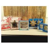 Lot of Christmas Star Tree Toppers
