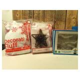 Lot of Christmas Star Tree Toppers