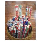Huge lot of Variety Christmas Wrapping Paper