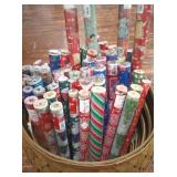 Huge lot of Variety Christmas Wrapping Paper