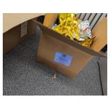 Large Box of Balloons with Strings - Lot of Smiley Faces