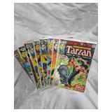 Lot of 9 Vintage Tarzan Comics