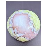 Delicate Lavender Amethyst druzy heart with custom metal stand