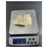 Quartz Point Terminated Cluster with Record Keepers is a remarkable crystal formation featuring multiple clear quartz points, some etched with natural lines “record keeper” markings.