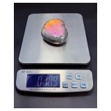 Rare Labradorite Heart with Pink, Gold &   Blue Flash is an extraordinary, high-quality piece showcasing labradorite’s most sought-after flashes.