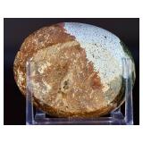 Ocean Jasper Agate Bowl is a beautifully hand-carved piece that showcases the soothing, earthy beauty of ocean jasper agate.