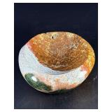 Ocean Jasper Agate Bowl is a beautifully hand-carved piece that showcases the soothing, earthy beauty of ocean jasper agate.