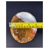 Ocean Jasper Agate Bowl is a beautifully hand-carved piece that showcases the soothing, earthy beauty of ocean jasper agate.