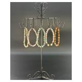 5 Stunning Natural Gemstone & Crystal Beaded  Bracelets.