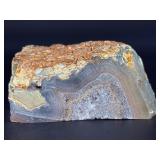 All-Natural Amethyst Stalactite Crystal Eyes are rare and mesmerizing formations created over thousands to millions of years as mineral-rich water slowly dripped within a cave.