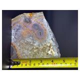 All-Natural Amethyst Stalactite Crystal Eyes are rare and mesmerizing formations created over thousands to millions of years as mineral-rich water slowly dripped within a cave.