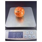 Sunstone and Blue Apatite Sphere is a striking crystal sphere that combines the warm, radiant energy of sunstone with the calming, deep blue tones of apatite.