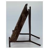 Dactylioceras Ammonite Fossil in Slate is a captivating natural specimen showcasing an ancient ammonite fossil beautifully preserved within a dark slate matrix.