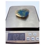 Azurite Malachite in Quartz Heart is a beautifully hand-carved crystal heart that combines the vibrant blue of azurite, the rich green of malachite, and the clear brilliance of quartz.