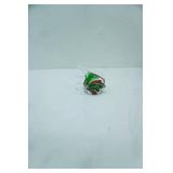 Murano-Style Art Glass Tropical Fish Figurine