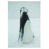Hand-Blown Art Glass Penguin Figurine