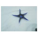 Hand-Blown Art Glass Starfish Paperweight or Sculpture