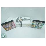 Wooden Book Bundle Decor-Black & White; Brownlow Gifts Wonderful Wacky Woman Wooden Wall Plaques