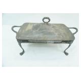 Vintage Silver-Plated Chafing Dish or Casserole Serving Dish