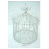 Decorative Wire Bird Cage 14" tall by 10" diameter