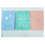 Zondervan NIV 3 book Journals , Joy, Grace , Pray. New