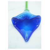 Art Glass Flower, Hand-Blown