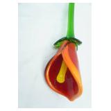 Art Glass Flower, Hand-Blown