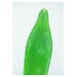 Hand-Blown Art Glass Leaf 15" long
