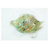 Murano-Style Art Glass Fish Sculpture (broken fin on the bottom)