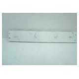 Coat Rack with 4 hooks. 35.5"x5.5"