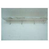 Coat Rack with 4 hooks. 35.5"x5.5"
