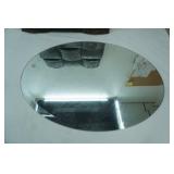 Frameless Oval Mirror 30"x 22"
