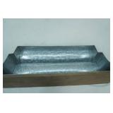 Galvanized Metal and Wood Shelf. 31.5"x8"x10"