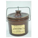 Vintage Old Tavern Club Cheddar Cold Pack Cheese Food Crock. 2lb