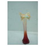 Vintage Murano "Jack-in-the-Pulpit" Hand-Blown Glass Vase