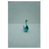 Vintage Murano Art Glass Duck Figurine 6" tall