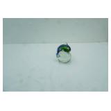 Dolphin on Bullicante Orb. Hand-Blown 5"tall