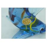 Murano Glass Fish Sculpture. (made in Italy sticker)
