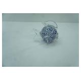 Art Glass Puffer Fish Sculpture