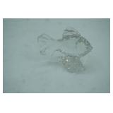 Vintage Princess House Lead Crystal Figurine. "Pets" Collection. Fish Figurine