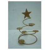 Metal Spiral Tealight Candle Holder, Christmas Tree