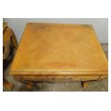 Set of Vintage Wooden Claw foot End Tables