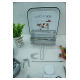 Pampered Chef Small Round Baking Pans NEW, Dairy Farm Enamel Tray NEW, Grill Basket NEW, Pampered Chef Mini Whip NEW and More