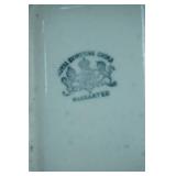 Vintage Royal Ironstone  teapot , hand painted floral design, 8" tall