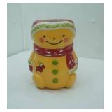 Temptations snowman canister,8"