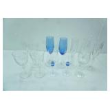 Etched Cut Crystal Stemmed Glasses, Mikasa Uptown Crystal Fluted Champagne Glasses and more